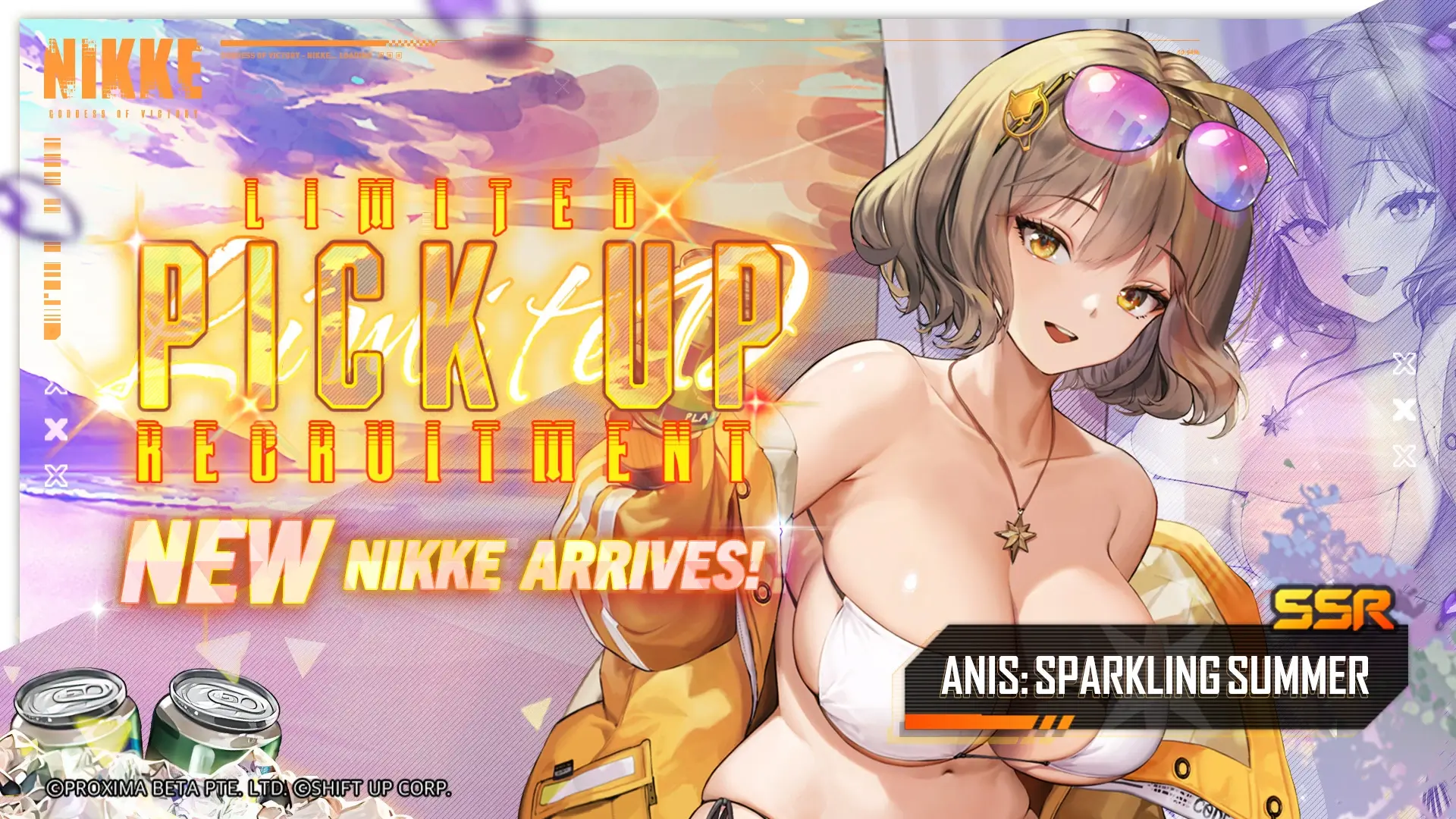 Anis: Sparkling Summer Banner - NIKKE: Goddess of Victory Gacha Recruitment Simulator
