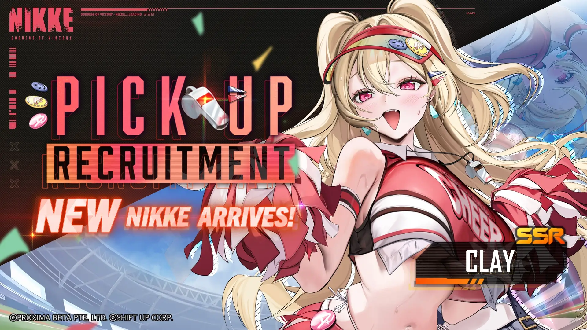 Clay Banner - NIKKE: Goddess of Victory Gacha Recruitment Simulator