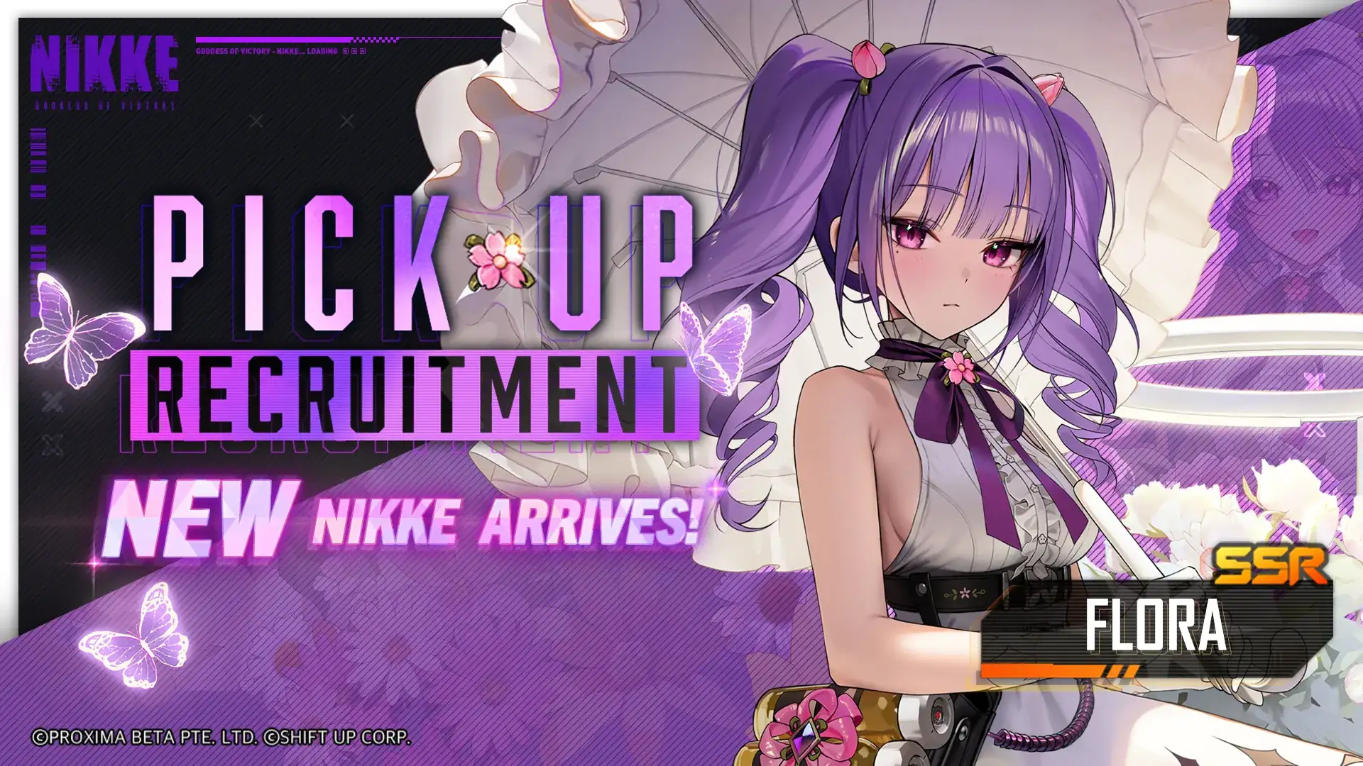 Flora Banner - NIKKE: Goddess of Victory Gacha Recruitment Simulator