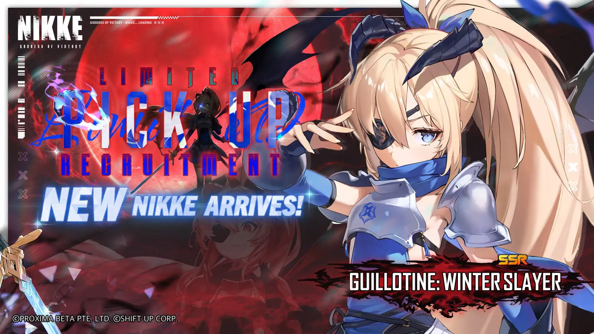 Guillotine: Winter Slayer Banner - NIKKE: Goddess of Victory Gacha Recruitment Simulator