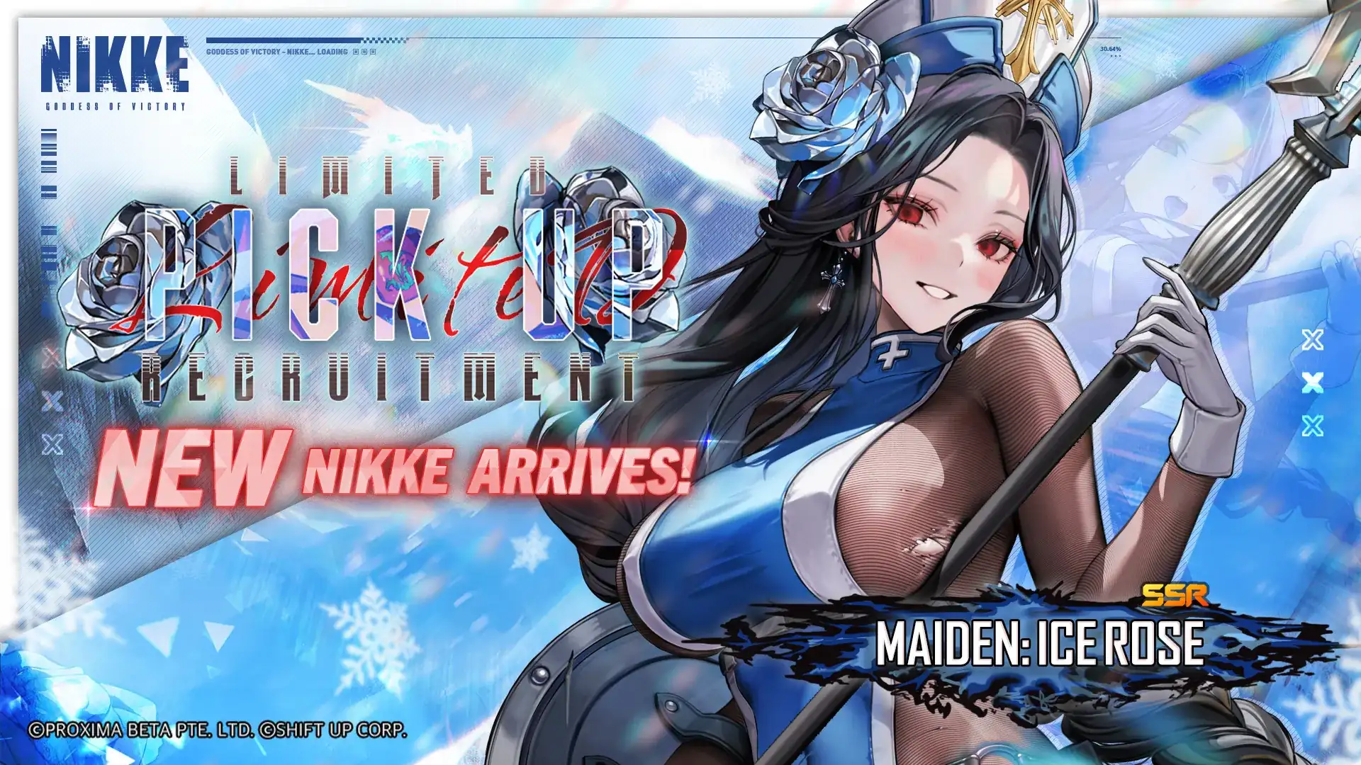 Maiden: Ice Rose Banner - NIKKE: Goddess of Victory Gacha Recruitment Simulator