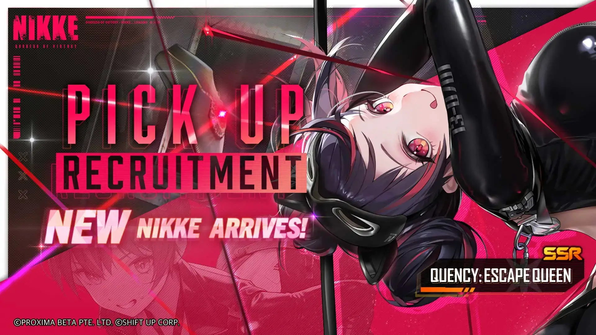 Quency: Escape Queen Banner - NIKKE: Goddess of Victory Gacha Recruitment Simulator
