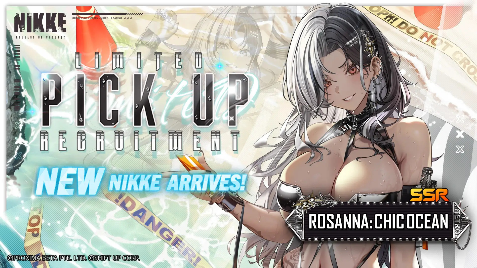 Rosanna: Chic Ocean Banner - NIKKE: Goddess of Victory Gacha Recruitment Simulator