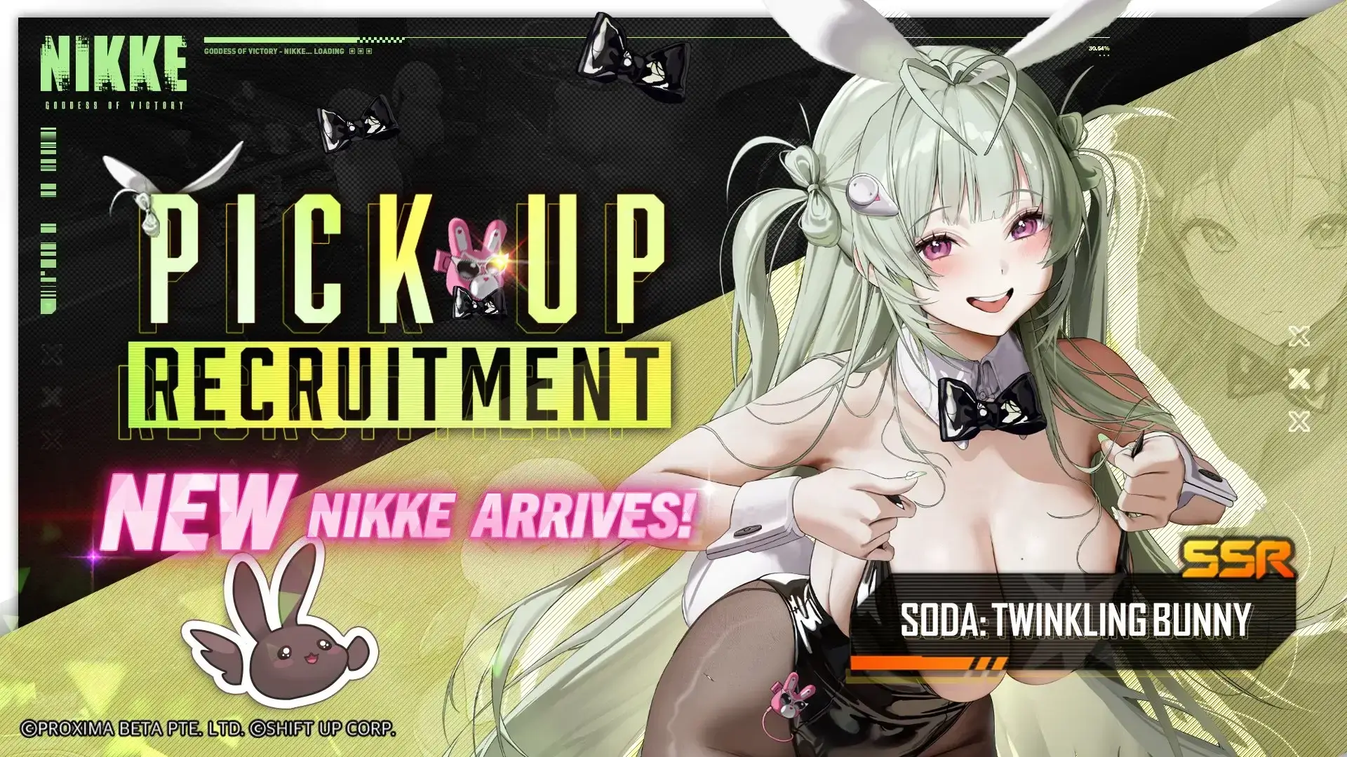 Soda: Twinkling Bunny Banner - NIKKE: Goddess of Victory Gacha Recruitment Simulator